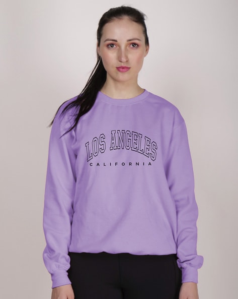 Lavender best sale sweatshirt women's