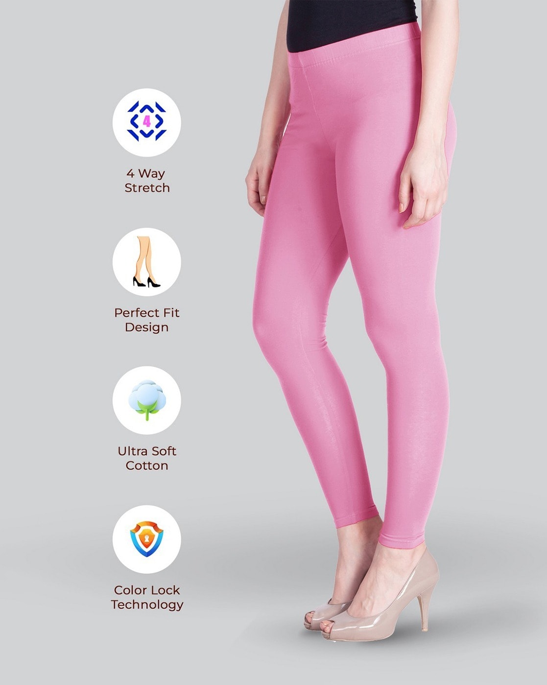 Buy online White Solid Ankle Length Legging from Capris & Leggings for  Women by De Moza for ₹339 at 38% off | 2024 Limeroad.com