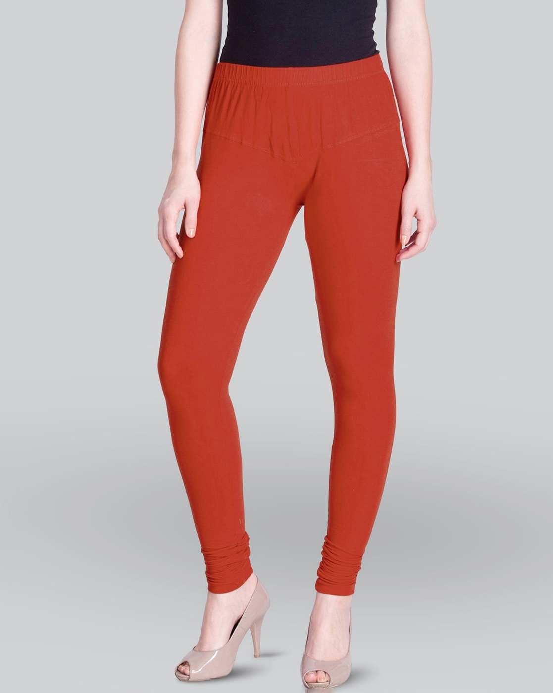 Buy TAG 7 Navy & Orange Cotton Leggings - Pack Of 2 for Women Online @ Tata  CLiQ