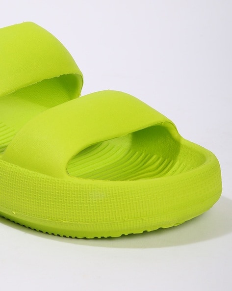 Buy Green Flip Flop Slippers for Women by YOUSTA Online Ajio