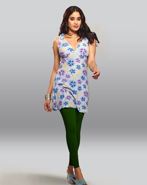 Buy Green Leggings for Women by LYRA Online