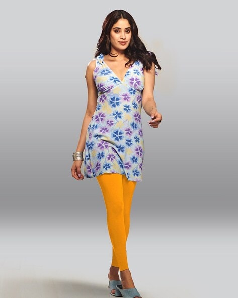 Buy Orange Leggings for Women by LYRA Online