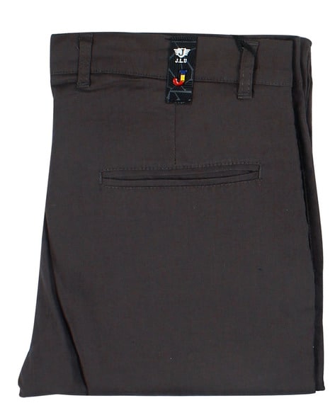 Buy Grey Trousers & Pants for Men by BLACK DERBY Online