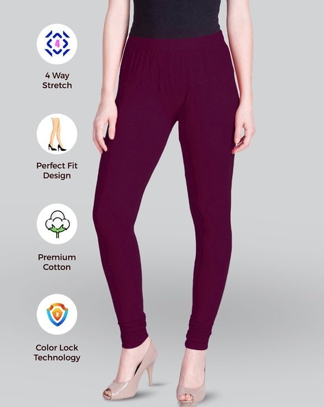 Buy Mauve colour Leggings for Women by LYRA Online