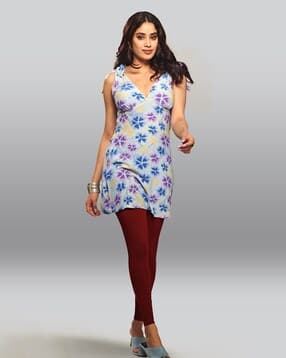 lyra Ankle-Length Leggings with Elasticated Waist-picture-51