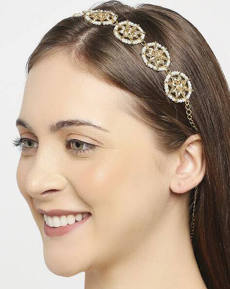 Fabula Pearl-Studded Hair Band