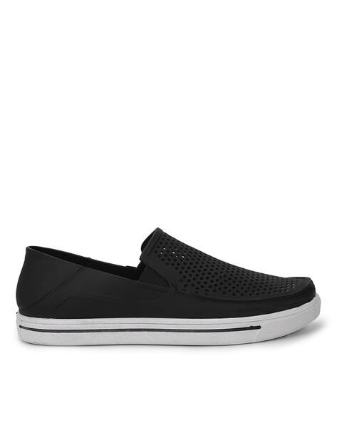 Low-Top Perforated Slip-On Shoes
