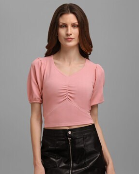 Buy Pink Tops for Women by Purvaja Online