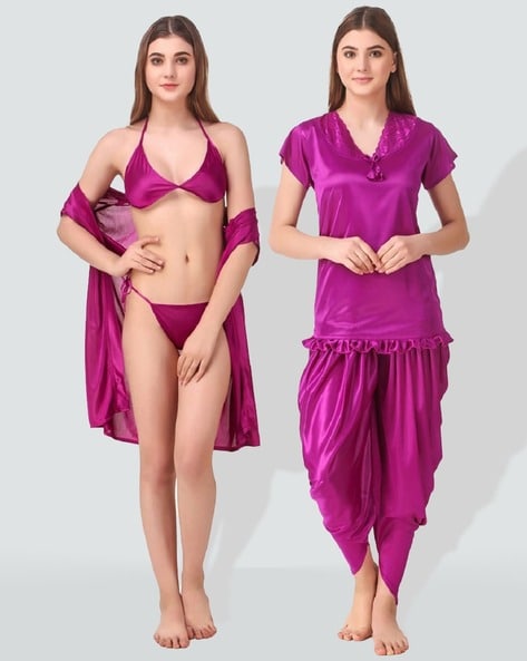 Buy Nightgown With Bra Online In India -  India
