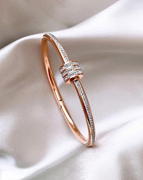 Buy Jewels Galaxy Rose Gold Plated Handcrafted Stone Studded Bracelet -  Bracelet for Women 2343946 | Myntra