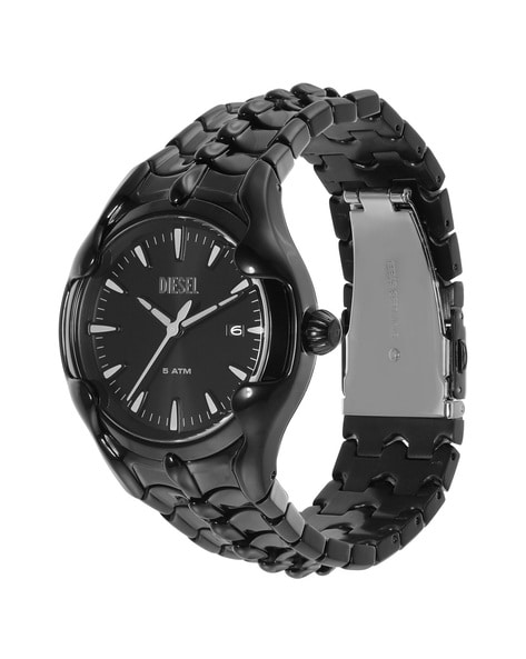 Buy DIESEL Vert Analogue Watch - DZ2187 | Black Color Men | AJIO LUXE