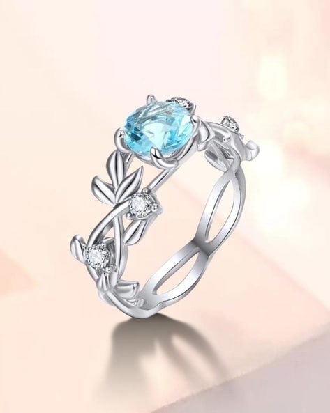 Moonstone & Aquamarine Ring | Wixon Jewelers