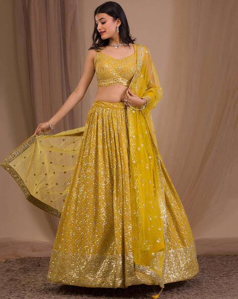 Buy Red Blouse And Lehenga Cotton Silk Dupatta Banarasi Golden Stripe Set  For Women by Abbaran Online at Aza Fashions.