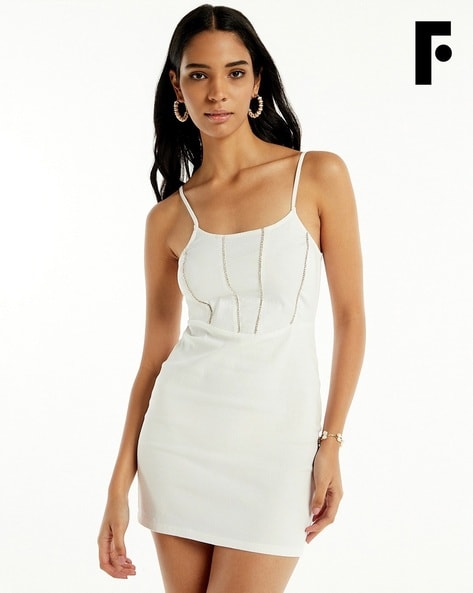 Buy White Dresses for Women by FOUNDRY Online