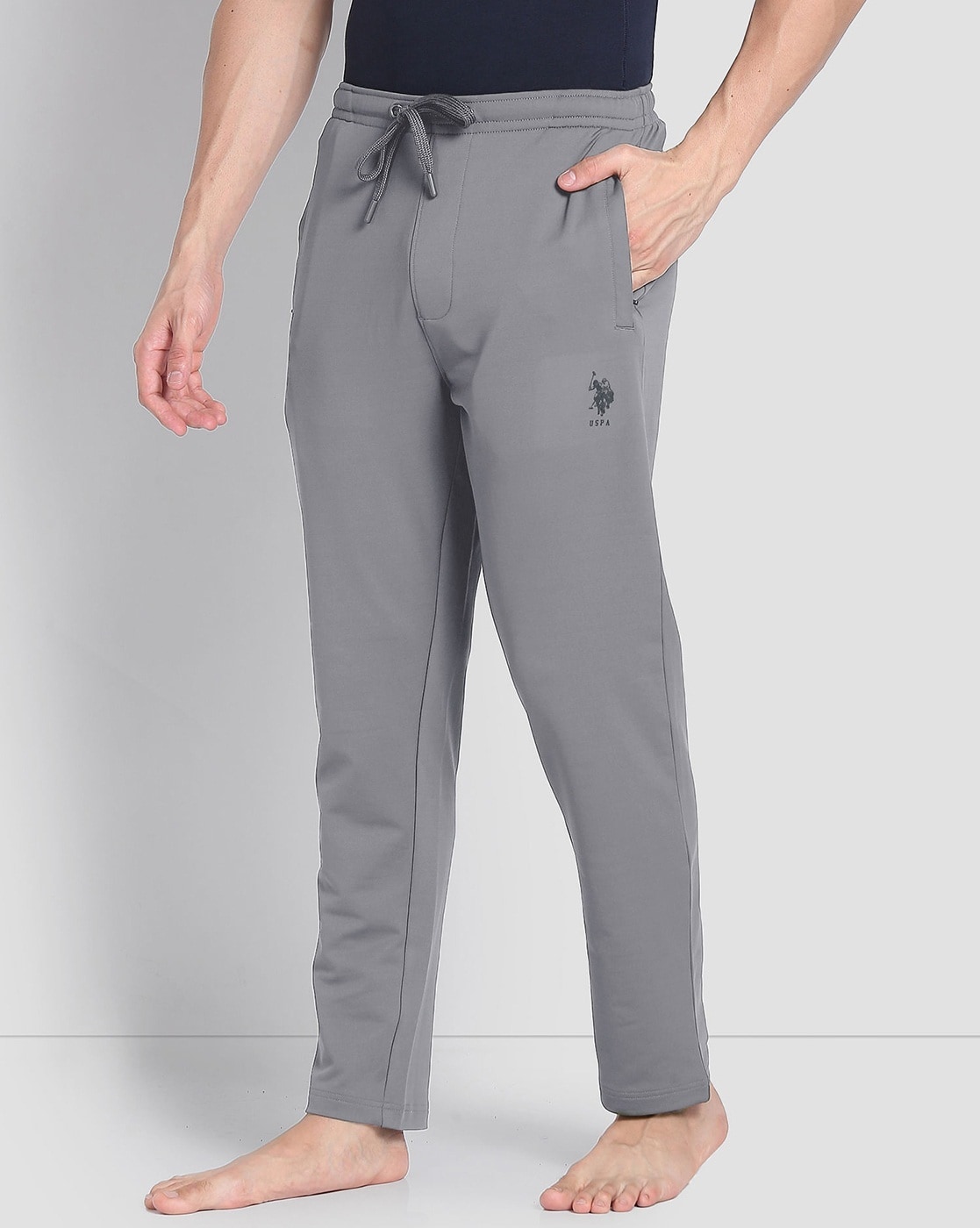 US Polo Men's Comfort Fit Heathered Track Pants