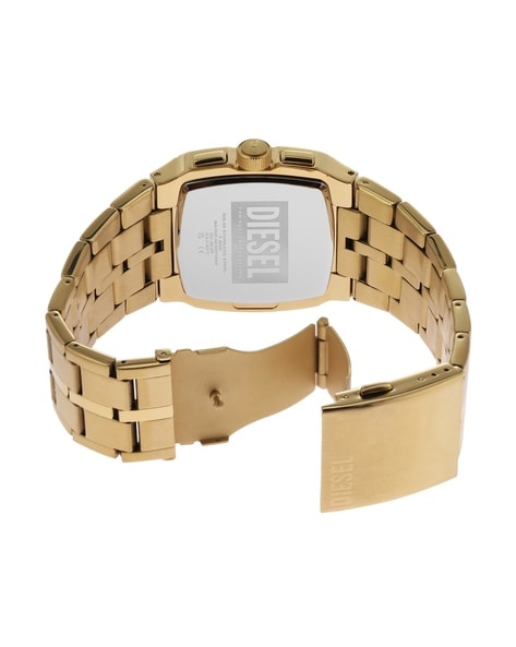 Buy DIESEL Cliffhanger Chronograph Watch DZ4639 | | AJIO Gold Color Men - LUXE