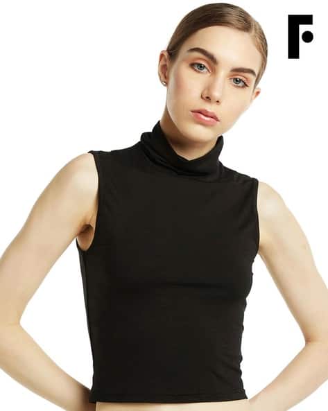 Buy Black Tops for Women by FOUNDRY Online | Ajio.com