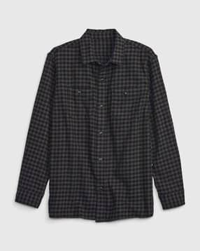 gap kids Checked Relaxed Fit Shirt-picture-43