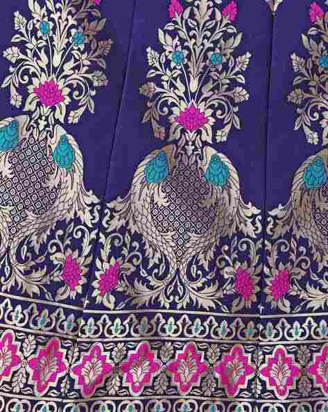 Buy Navy Blue Lehenga Choli Sets for Women by Purvaja Online