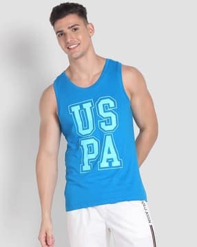 u.s. polo assn. Men Brand Print Cotton Vest-picture-42