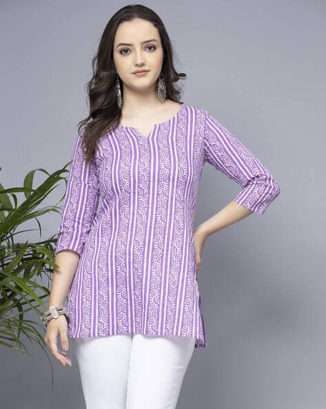 Lavender kurtis hotsell