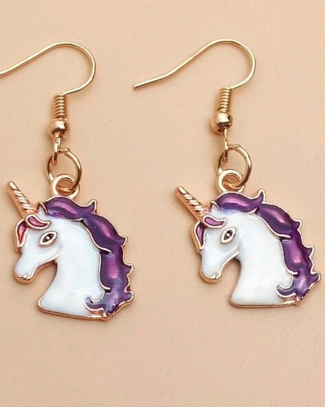 Unicorn on sale drop earrings