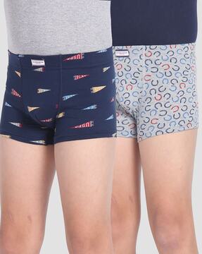 Anko 5-Pack Print and Plain Trunks - Mens