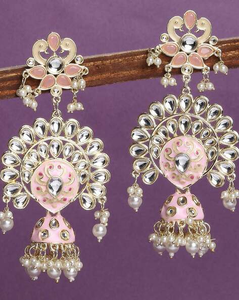 Elegant Navil Gold Jhumka Earrings | Jewelry Online Shopping | Gold Studs &  Earrings