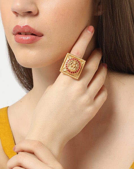 2 Grams Gold Ring For Baby | Boy | Girl | Lakshmi Devi Model - YouTube