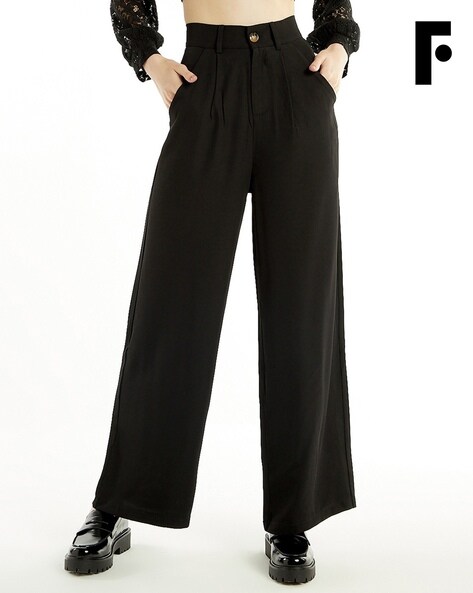 Zelos Womens Black Curvy Flat Front Ruffled Hem Stretch Activewear Pants  Size 2X