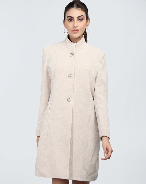 Women Coat with Insert Pockets