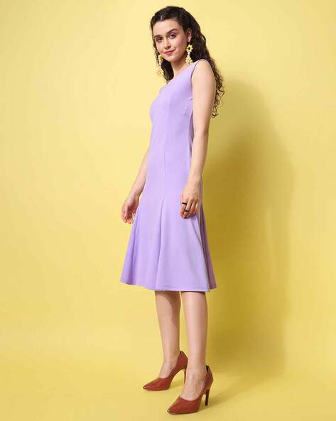 Buy Lavender Dresses for Women by Purvaja Online