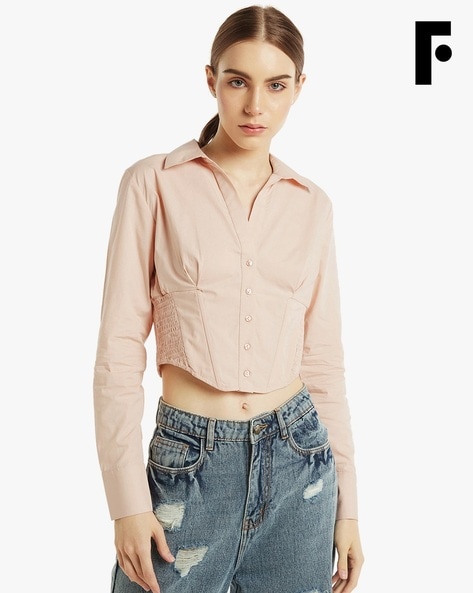 Buy Beige Shirts for Women by FOUNDRY Online