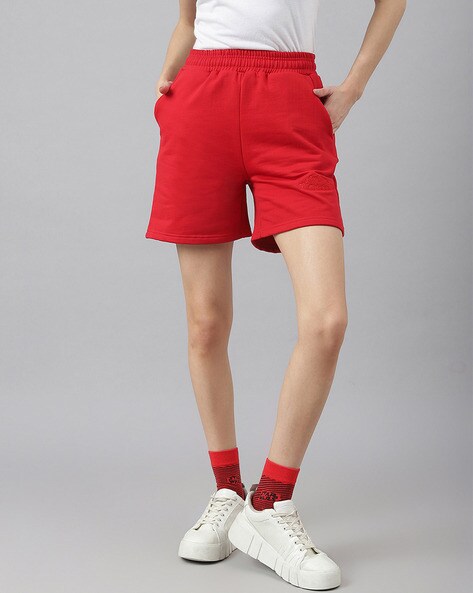 Buy Red Shorts for Women by FITKIN Online