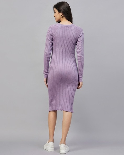 Light purple sweater dress best sale