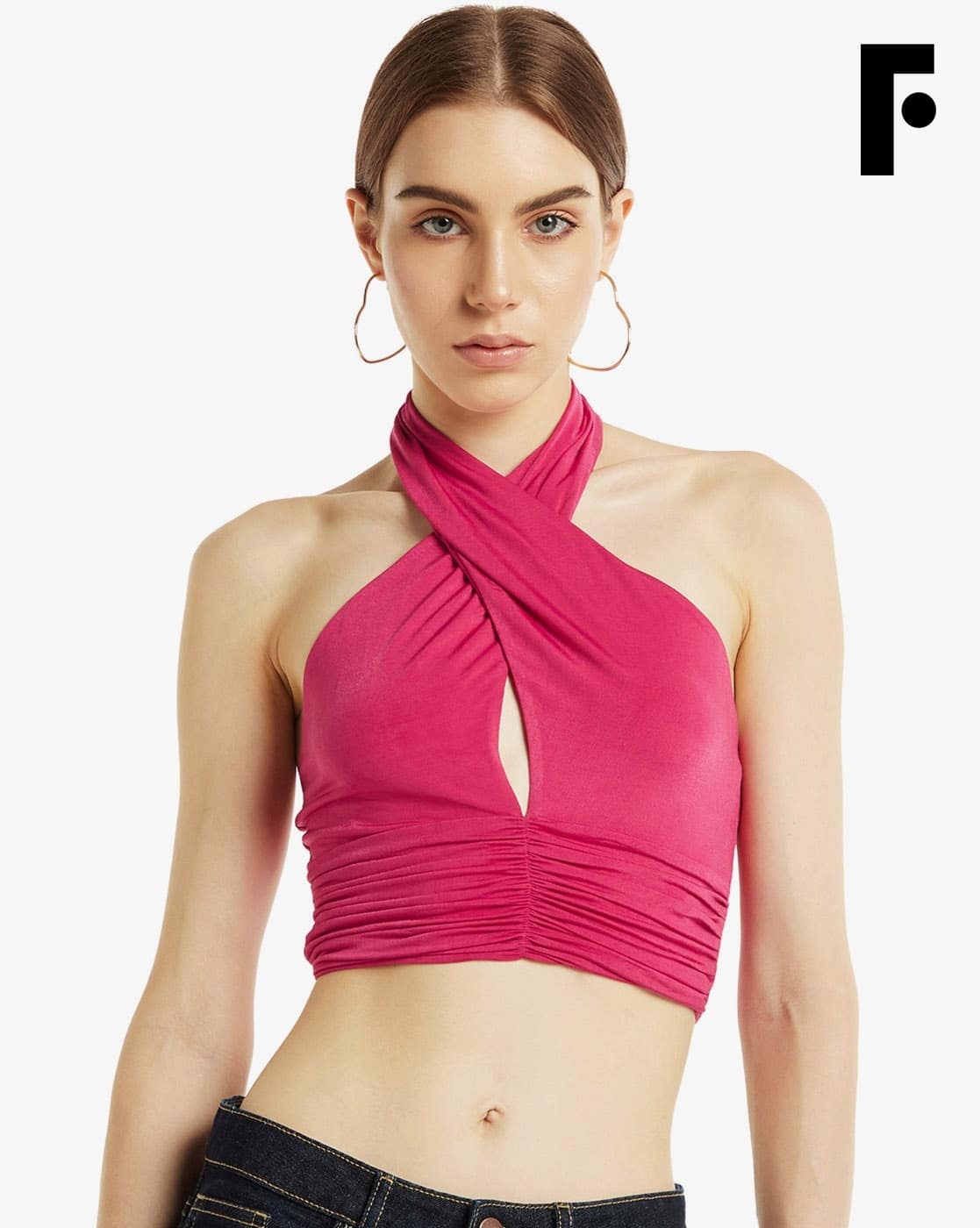 Buy Fuchsia Tops for Women by FOUNDRY Online | Ajio.com