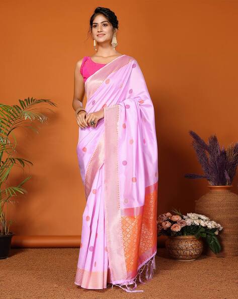 Banarasi Saree in Light Green : SUNA475