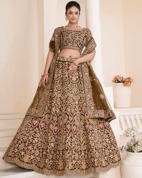 Anmol Feb Embroidered Semi Stitched Lehenga Choli - Buy Anmol Feb  Embroidered Semi Stitched Lehenga Choli Online at Best Prices in India |  Flipkart.com