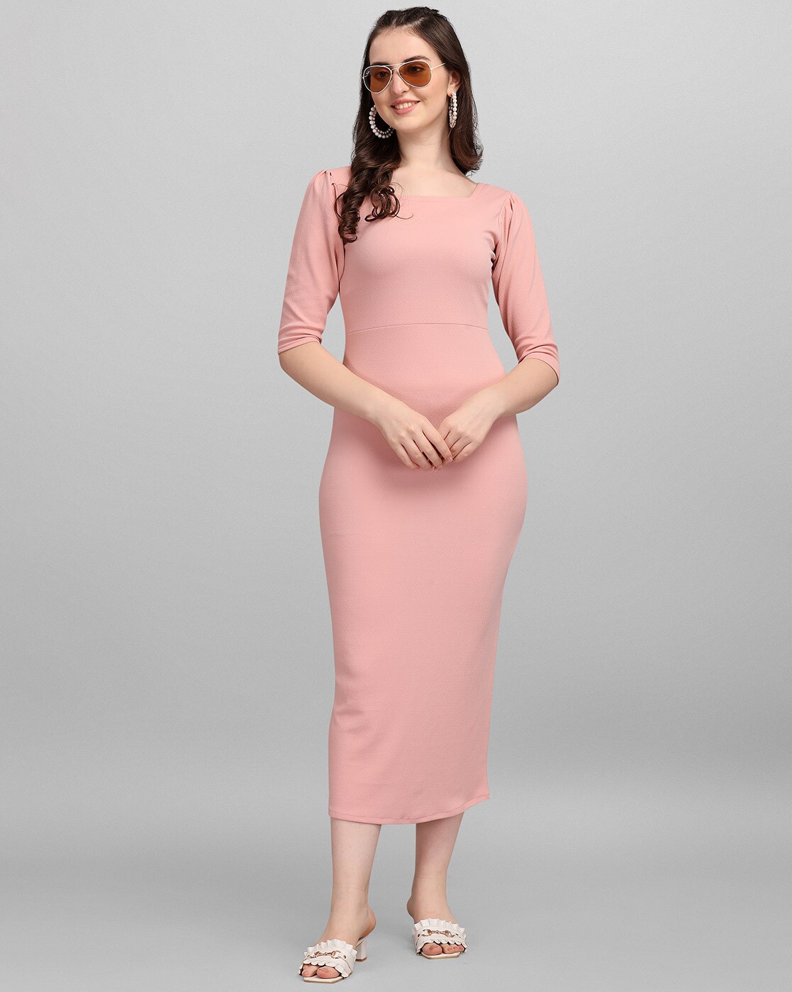 Peach bodycon outlet