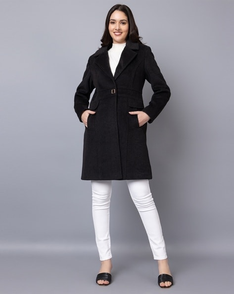Women Coat with Insert Pockets