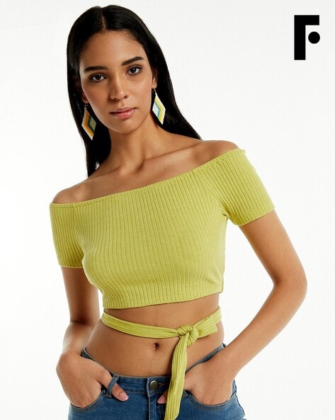 Buy Lime Green Tops for Women by FOUNDRY Online