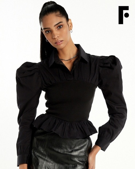 Buy Black Tops for Women by FOUNDRY Online