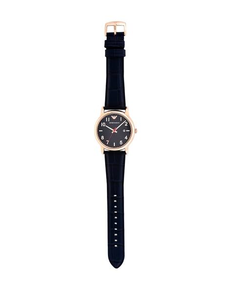 Buy EMPORIO ARMANI Analogue Watch with Leather Strap- AR11135