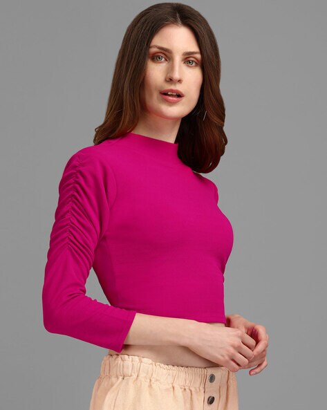 Buy Pink Tops for Women by Purvaja Online
