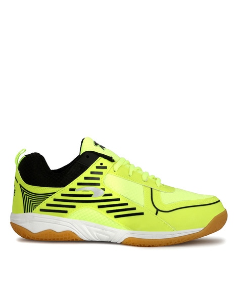 Men Low-Top Lace-Up Badminton Shoes