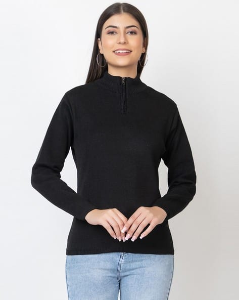 Buy Black Sweaters Cardigans for Women by Kvetoo Online