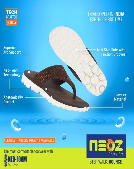 Buy Brown Flip Flop Slippers for Women by NEOZ Online Ajio