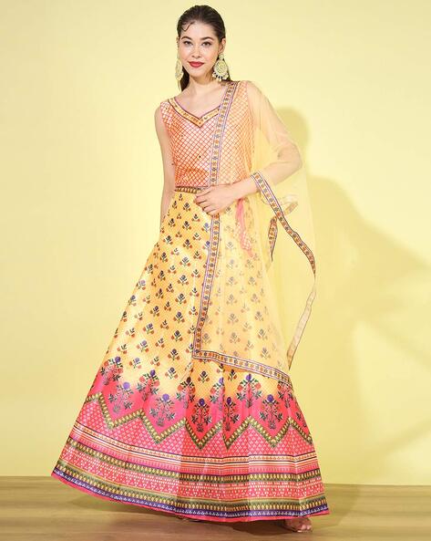 Buy Yellow Lehenga Choli Sets for Women by CHHABRA 555 Online Ajio