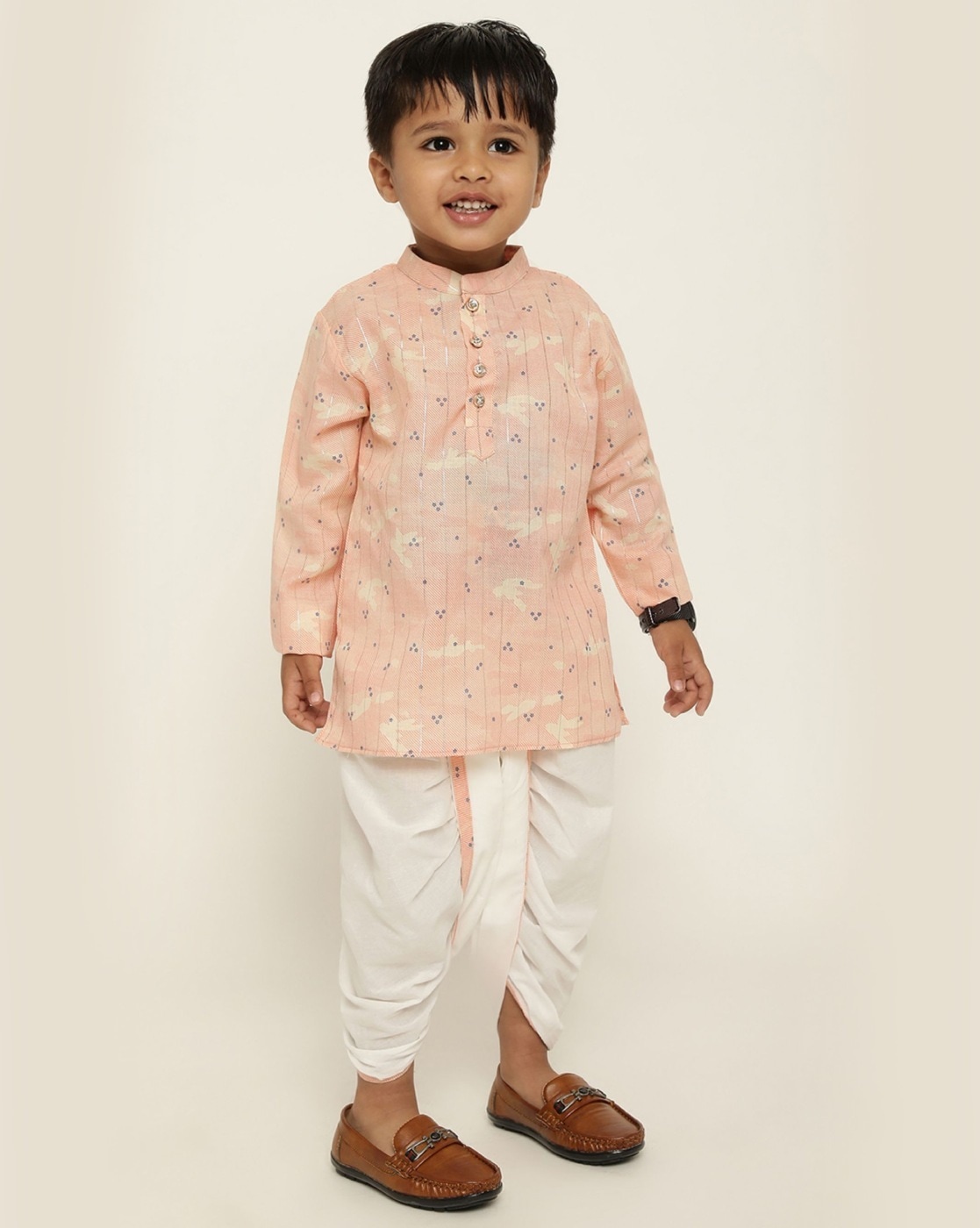 Buy Peach Kurta Sets for Boys by STUFFIE LAND Online Ajio