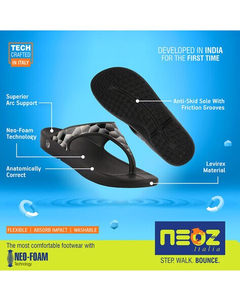 Buy Black Flip Flop Slippers for Women by NEOZ Online Ajio